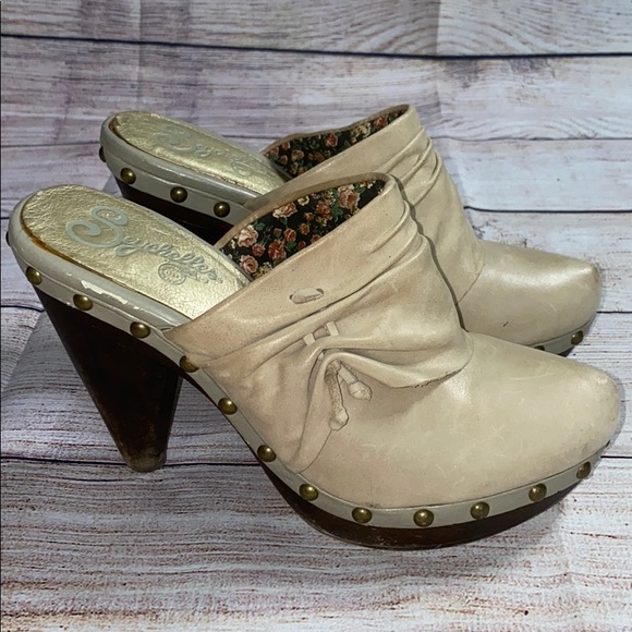 Vintage Seychelles Hush Clog Beige - Picture 2 of 4
